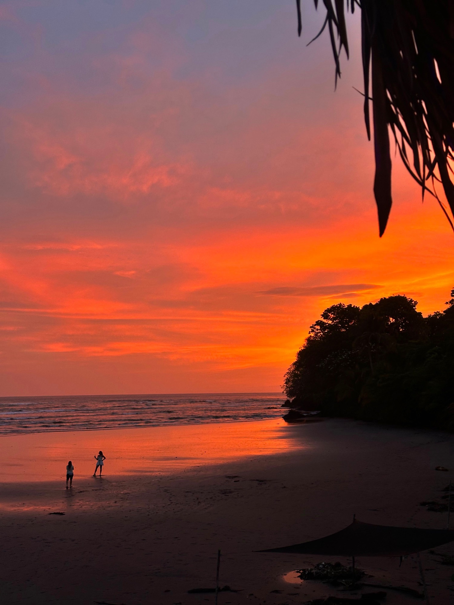Atardecer sobre el Pacífico